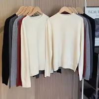 NANA秋冬新款半高领/圆领套头毛衣针织衫羊绒衫重磅好穿!C0530