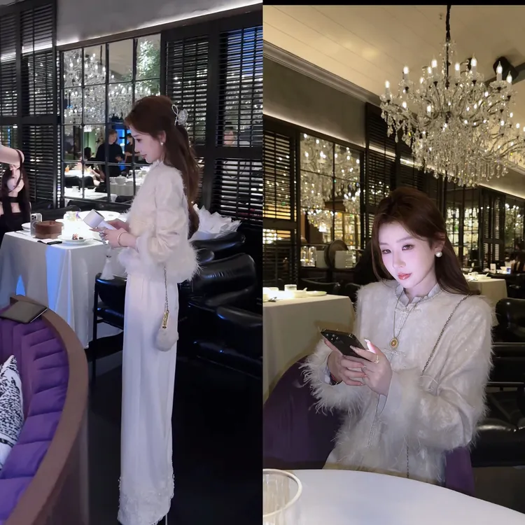 【婷婷】《昆仑煮雪》私服高定款 真毛多层重工外套 TT2SQTM2356