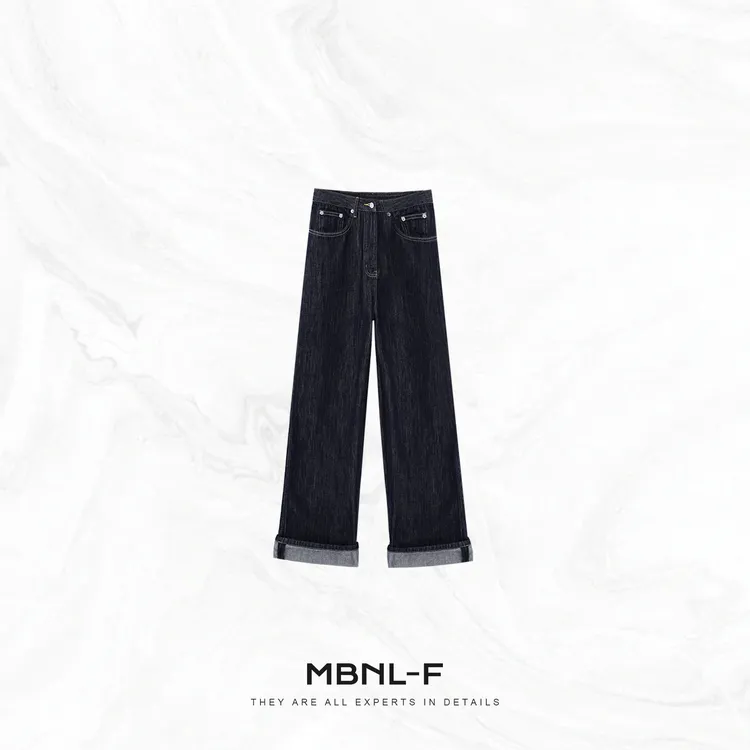 MBNL-F“菲力牛仔” 100%棉柔软渐变洗水百搭牛仔裤 秦磊TH-KZ606