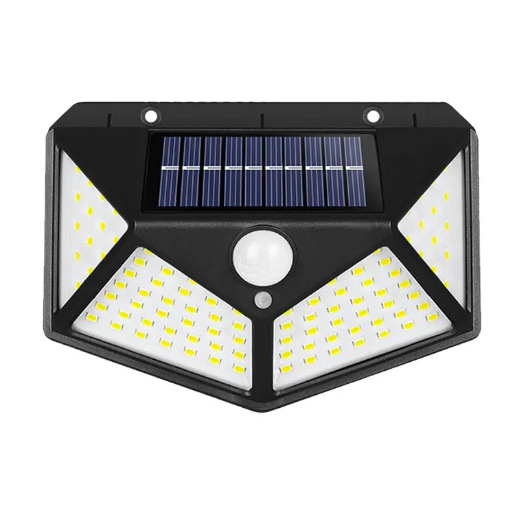 新款太阳能人体感应灯家用户外庭院防水太阳能感应壁灯别墅外吊灯