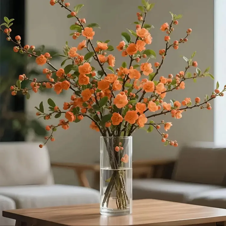 浓香型【懒人好养】遇水开花鲜枝水培梅花枝带花苞室内耐寒花卉绿植