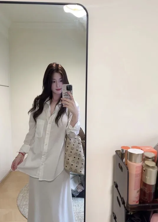 韩系白色亚麻棉薄款防晒长袖衬衫外套女夏季百搭宽松气质衬衣上衣