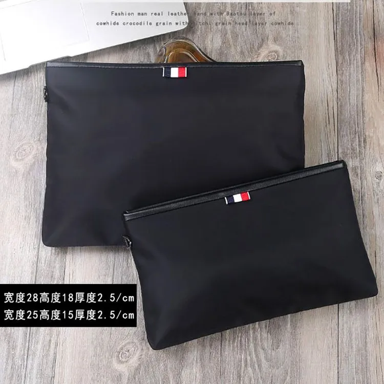 2023新款时尚潮流男帆布大容量休闲手抓包牛津布手拿包防水尼龙布