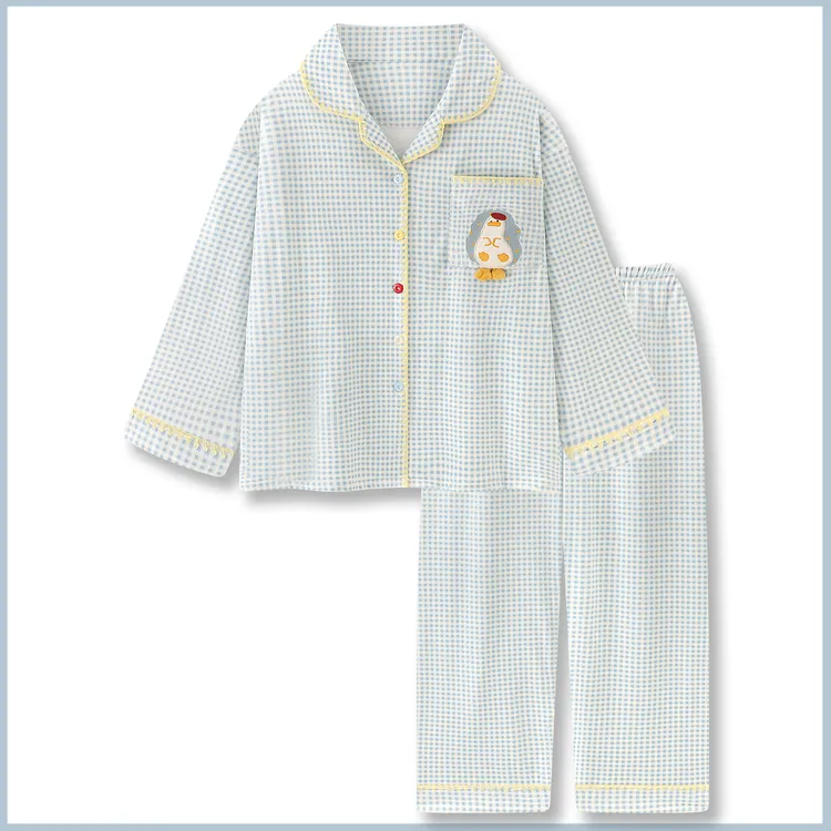 『暖绒萌鸭』海岛绒睡衣女2025新款秋冬季学生大码家居服可外穿套装