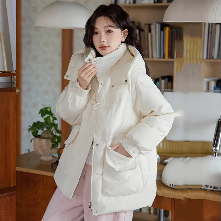 2025加肥加大码羽绒服女200斤胖mm中长款300斤白鸭绒特大码羽绒服