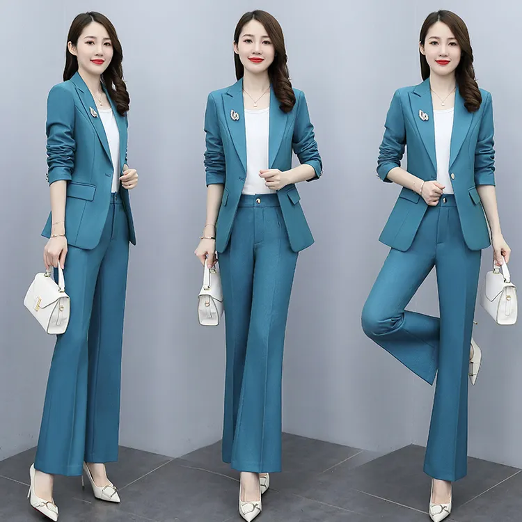 职业正装西服套装女秋装2025年新款品牌气质女神范工作服两件套潮