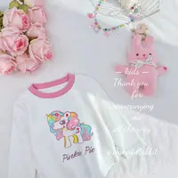 秋季新品女童可爱小马可爱打底衫 D-W167