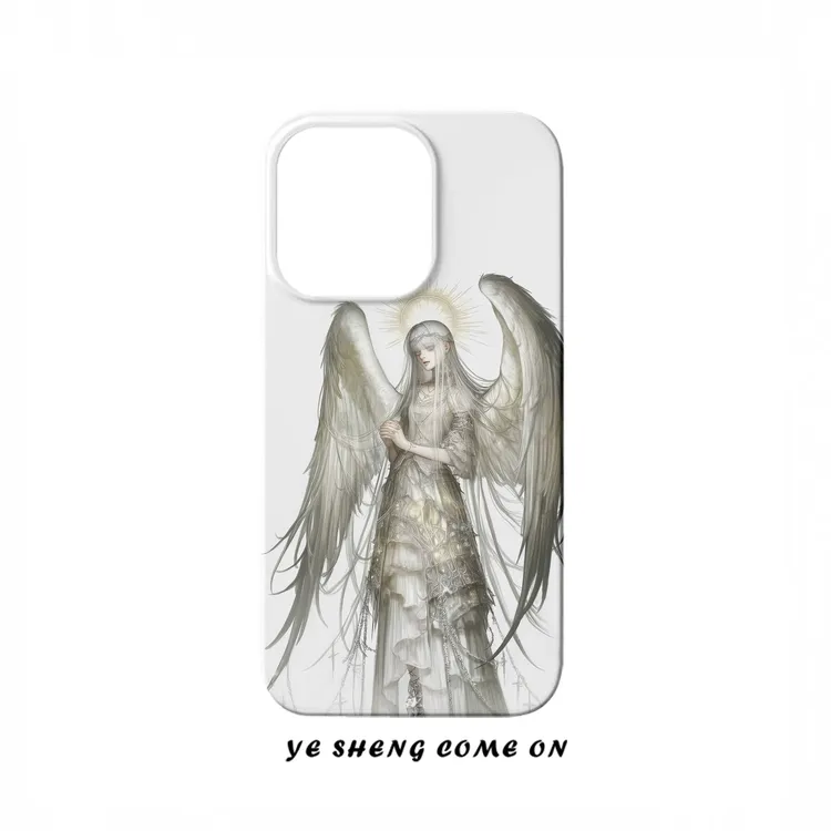羽纱天使适用苹果16promax手机壳iPhone15pro创意14/13/12ins硬11
