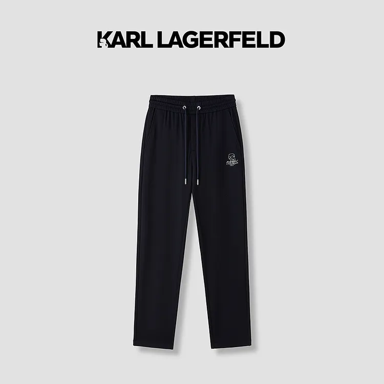 【官方男装服饰】KARLLAGERFELD卡尔拉格斐25新款卫裤男装M21O2801