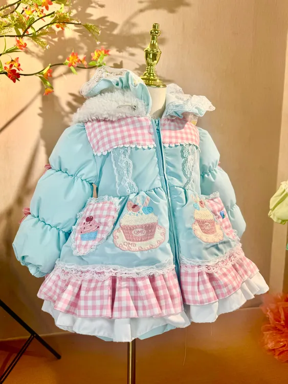 常规款卡通动漫厚款棉服高领连帽拼接圆领宝宝