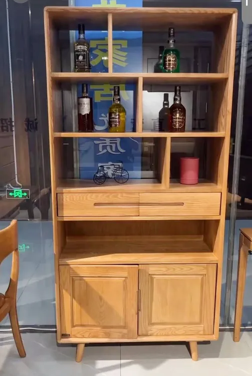 书架书柜展示柜实木白蜡木