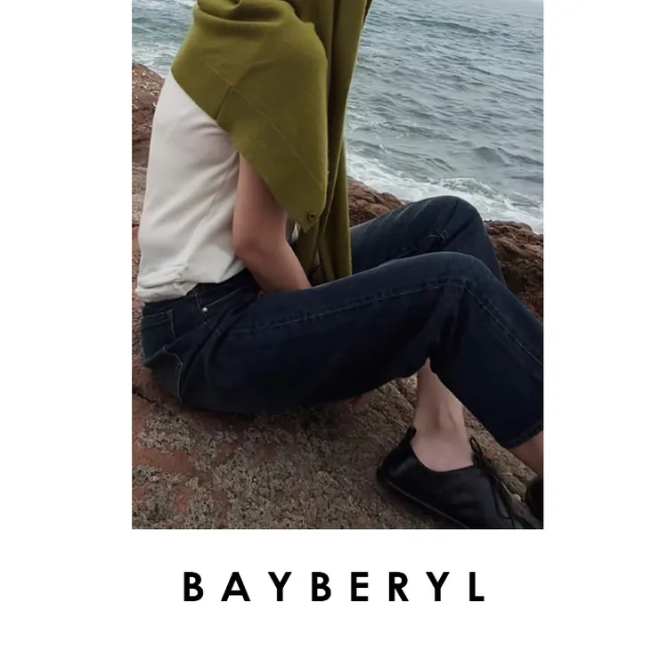 BAYBERYL老贝礁石裤*冈山赤耳直复古水洗牛仔裤NZK5E2201-6/29