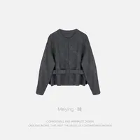 Meiying-韩系小众系腰修身显瘦气质时髦外套YA5QQ092