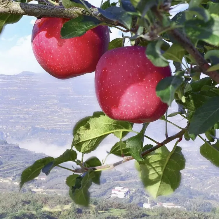【翠花宠粉活动】甘肃庄浪片红富士苹果 皮薄肉厚脆甜爽口 产地直发