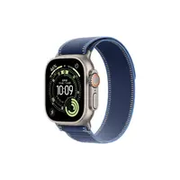 Apple Watch Ultra 3 原色钛金属表壳 蓝配亮蓝色野径回环式表带