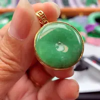 翡翠银S925镶嵌颈饰翡翠