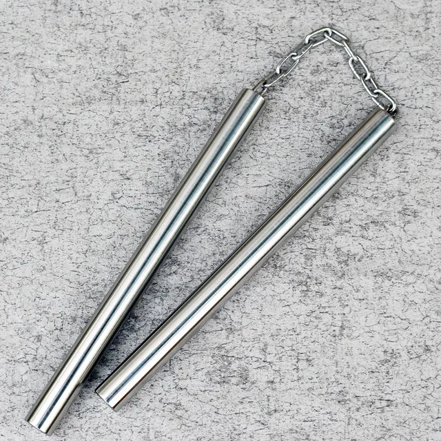 平头表演双节棍成人儿童初学者练习双截棍不锈钢李小龙武术二节棍