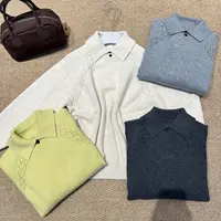 RM-韩系百搭设计师款翻领显瘦羊毛衫4693