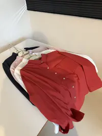miss muzi “告白秋冬”高克重微磨毛加厚软洗莱赛尔棉气质翻领衬衫