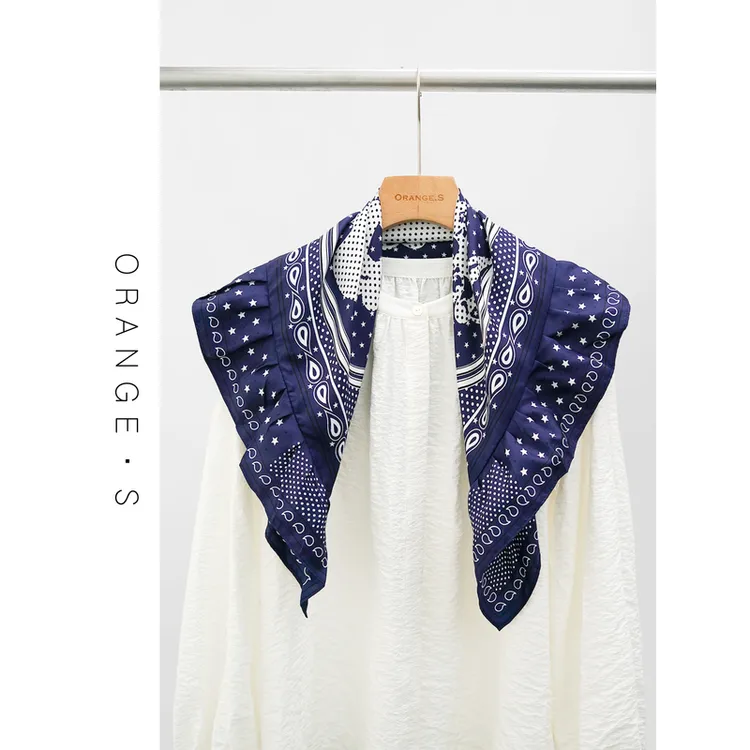 【星点荷叶边】千呼万唤的明星同款围巾68cm