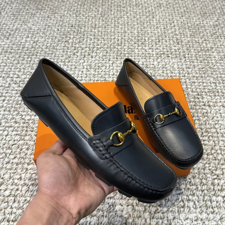 男士轻奢休闲豆豆鞋舒适透气新款乐福鞋百搭一脚蹬乐福男鞋2025