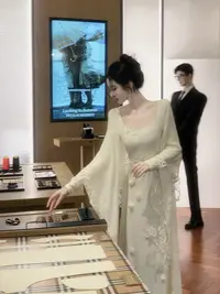 【雅乔定制 预热链接】立体花朵连衣裙+披肩DYHH-25092020