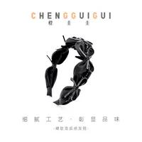 精致蝴蝶结高颅顶发箍百搭日常高级感手工轻奢优雅简约压发发卡