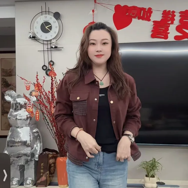 休闲风牛仔工装夹克显瘦百搭宽松韩版短上衣8866