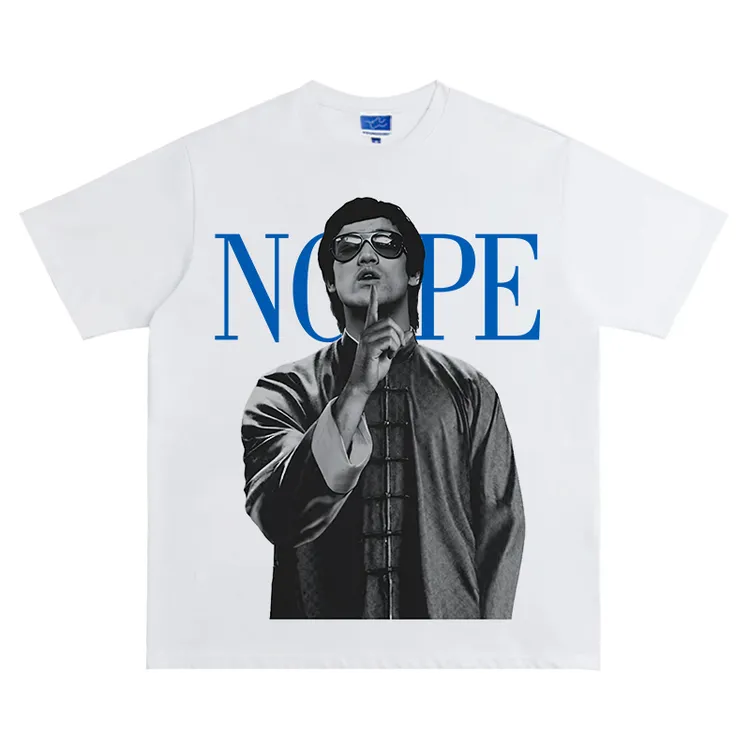 Young Guns李小龙人像 美式高街重磅270克质感宽松印花短袖T恤男