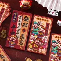 【12个装  拍3单发4单】财神爷压岁红包蛇年春节新年红包袋发财