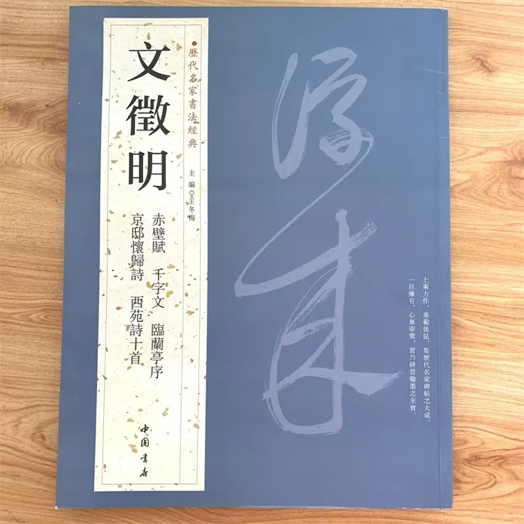 历代名家书法经典 文徴明 繁体注释 书法字帖