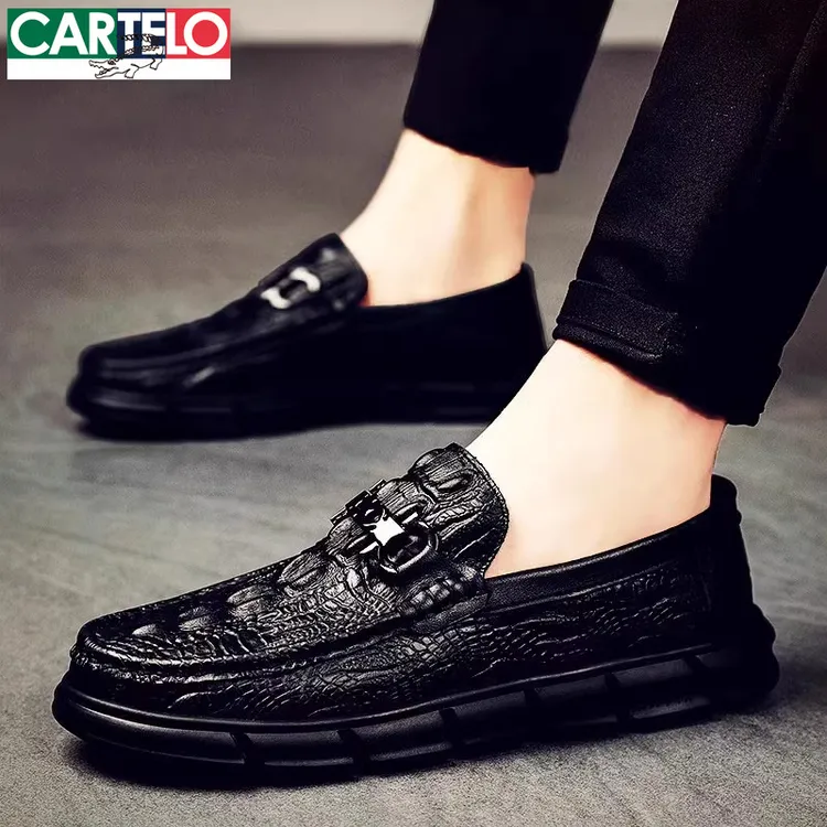 男士豆豆鞋秋冬季新款爆款商务百搭休闲品牌官方男生鞋子男鞋皮鞋