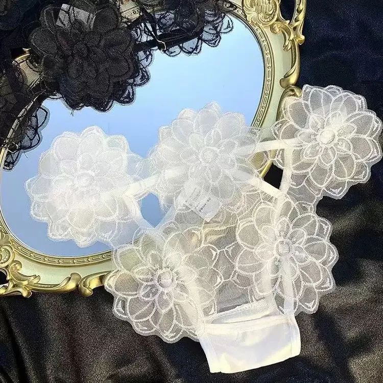 时尚潮流百搭花朵女士内裤