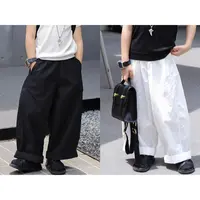 【现货】伟伟同款【呼吸感】2025夏季新品纯色阔腿弯刀裤童装WW0731