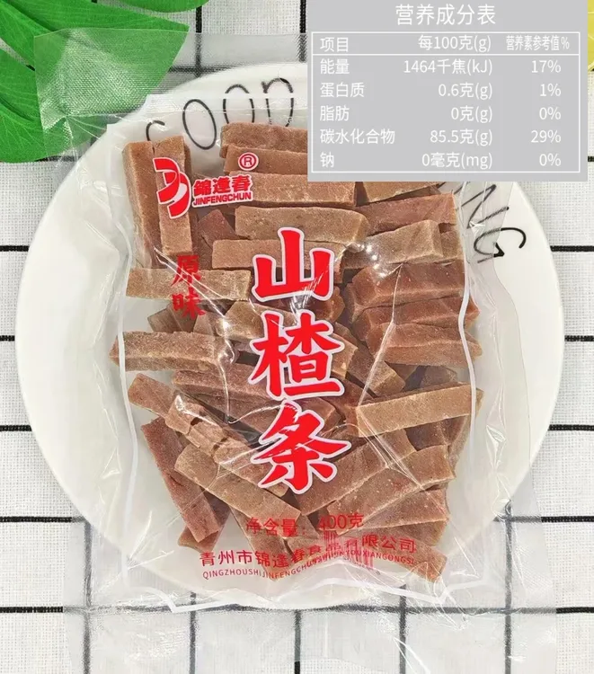 锦逢春锦逢春山楂条400g原味山楂条儿童学生办公室休闲即食爆款发