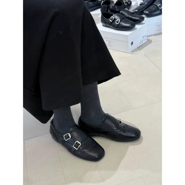 超软复古加绒小皮鞋