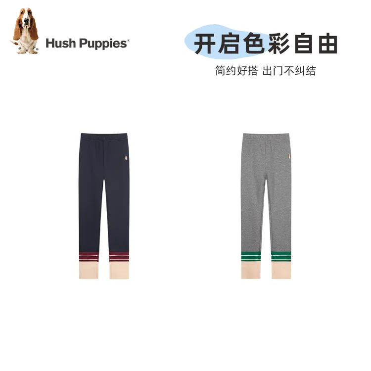 S暇步士童装2025年冬新款女童舒适运动加绒打底裤HPTDGD15CH734