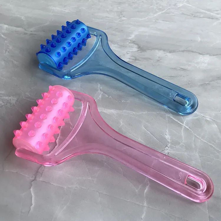 手持滚轮式按摩器家用手臂小腿穴位按摩珠胳膊腿部经络按摩滚珠