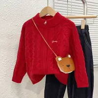 Snoopy/史努比男女童秋冬洋气宝宝儿童毛衣针织开衫外套时尚韩版