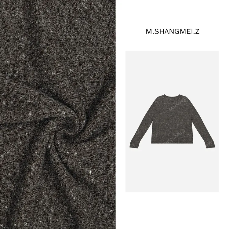 M.SHANGMEI.Z/沐熙【雪国星辰】美大哥亮丝舒适针织上衣X09M2119