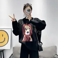 【店夫人定制】2025冬季新款  韩版宽松高级感卡通  慵懒风毛衣女