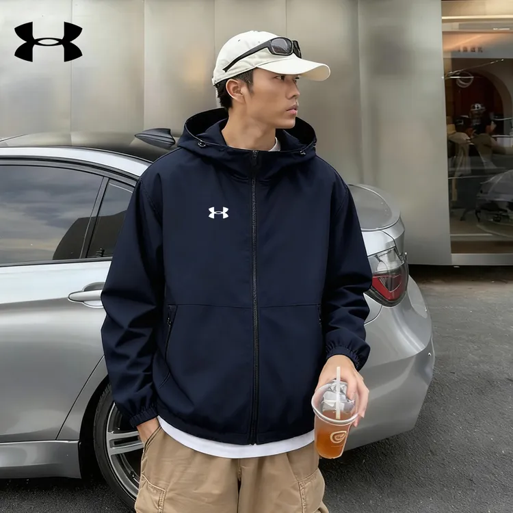 Under Armour安德玛男子梭织运动速干夹克外套21600411-001多色