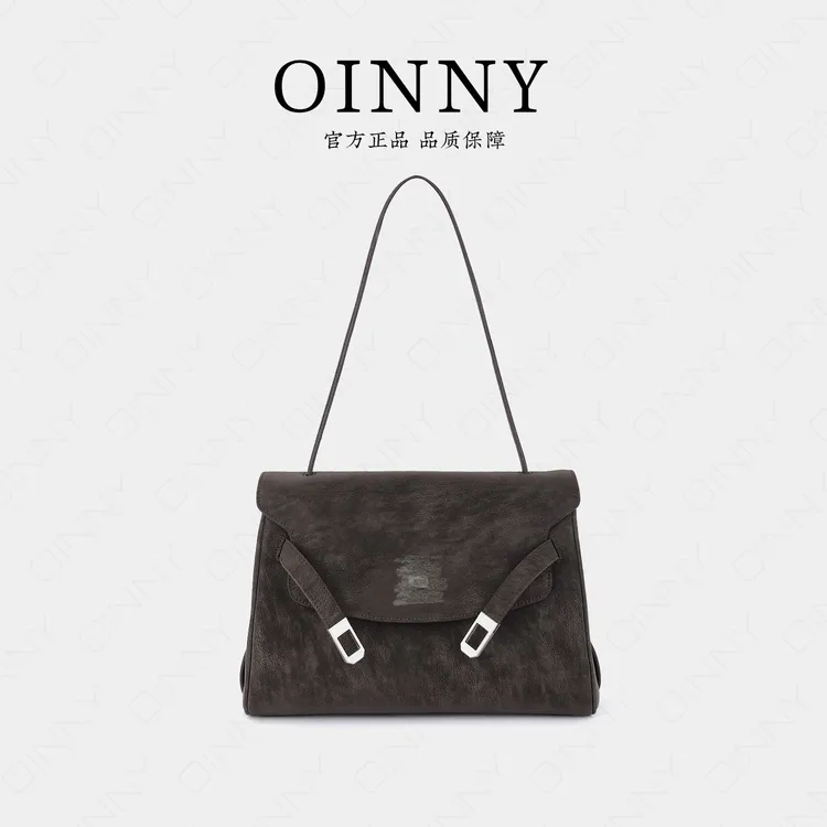 【达人专属】小众设计高级擦色牛皮凯莉包3191