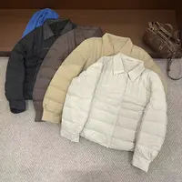 FUJIA STYLE新款时尚百搭简约气质休闲翻领羽绒服YR89207