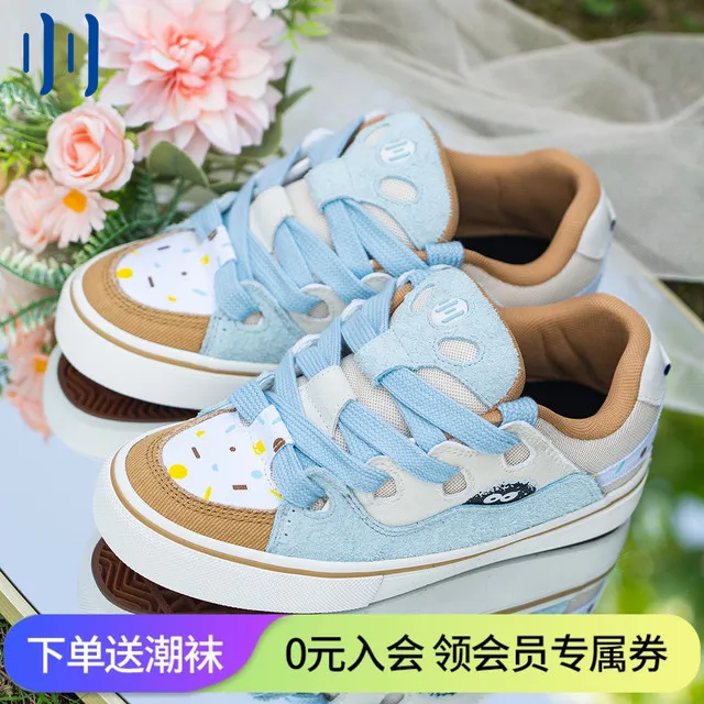 顽刻ollieskate面包鞋magic 麦旋风长毛绒低帮男女国潮滑板鞋