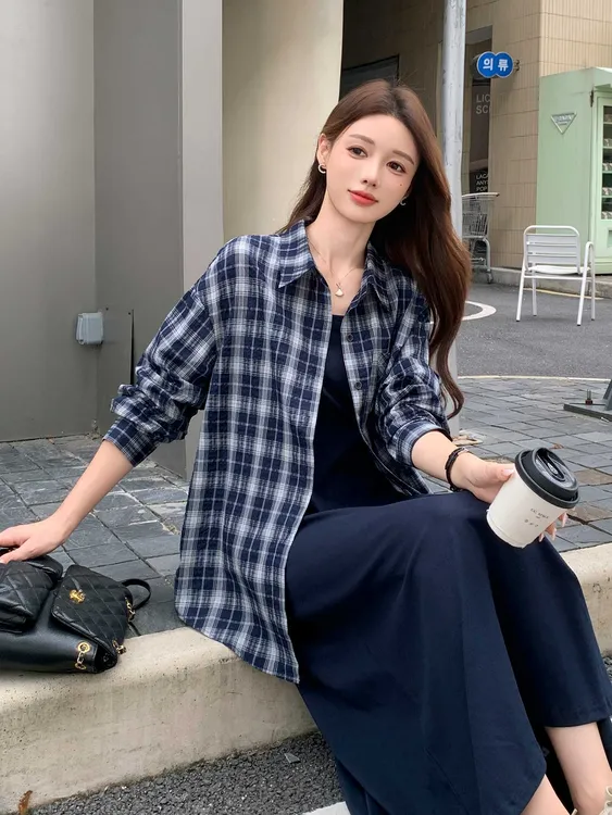 2025秋季纯欲风慵懒风老钱风时尚套装春秋宽松新复古风英伦风休闲