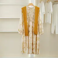 麦迪尚品【DS】50604300 春季时尚量染气质披肩连衣裙品牌撤柜