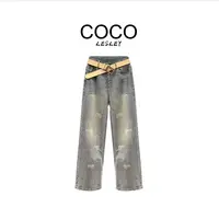 【COCO LESELY】秋款轻奢风女装设计师款裤子#0004-KZ-30