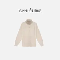 【C3511】绾后-秋季新款时尚百搭简约高领显瘦长袖针织开衫SC