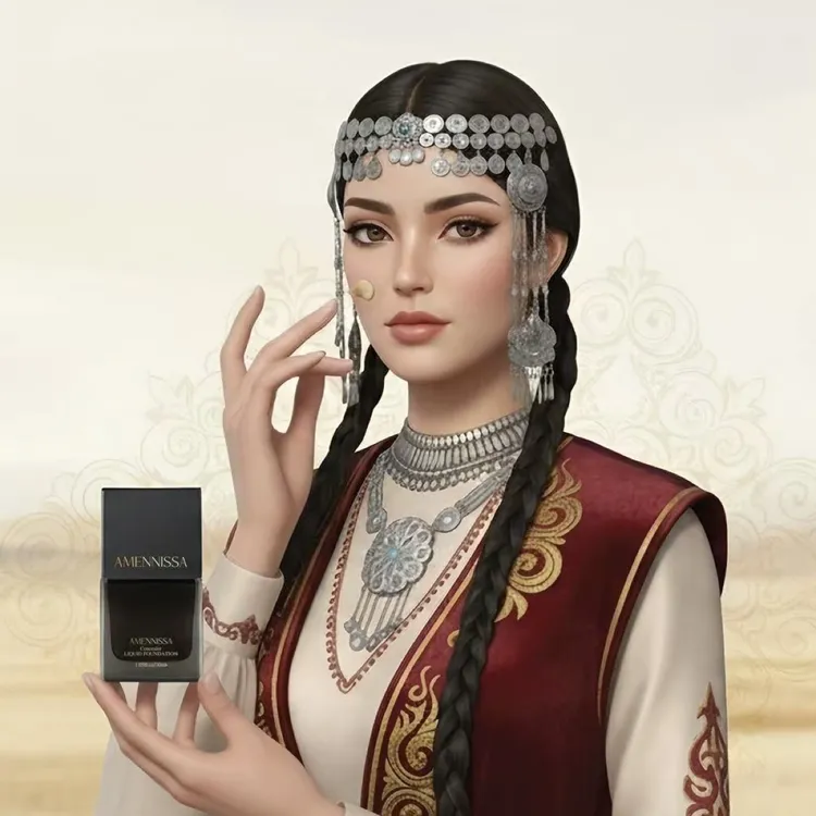 AMENNISSA阿梦妮莎粉底液【32克】送粉扑持妆无瑕持久轻薄网红推荐